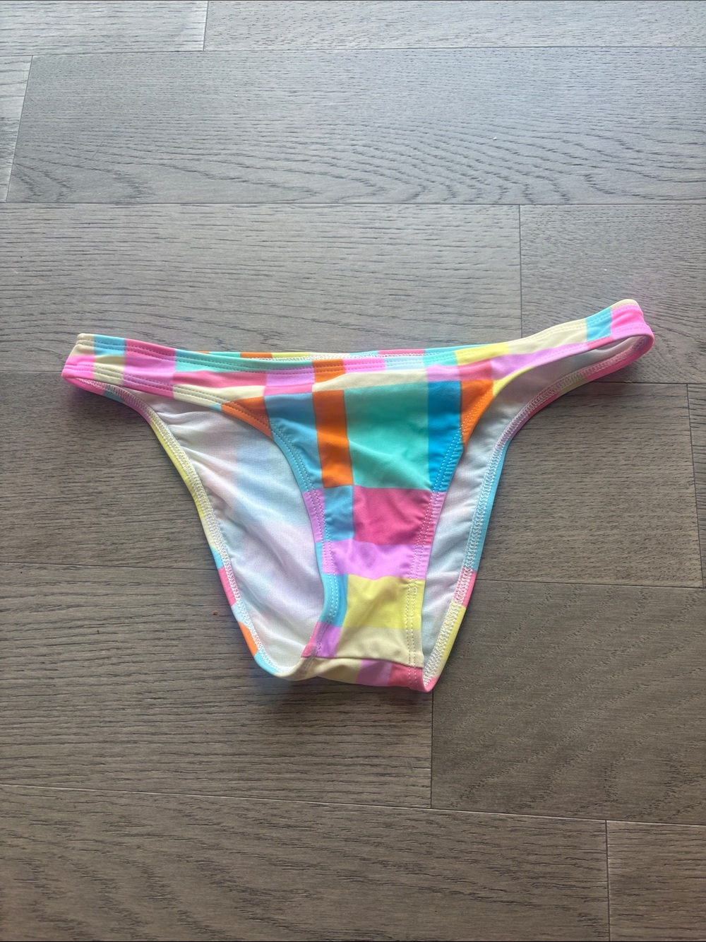 TNA Multicolor Striped Bikini Bottom